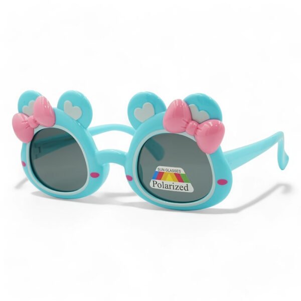 OPTOSQUAD Παιδικά Γυαλιά Ηλίου Polarized Στρογγυλό με Γαλάζιο  Σκελετό και Μαύρο Φακό 8-1213