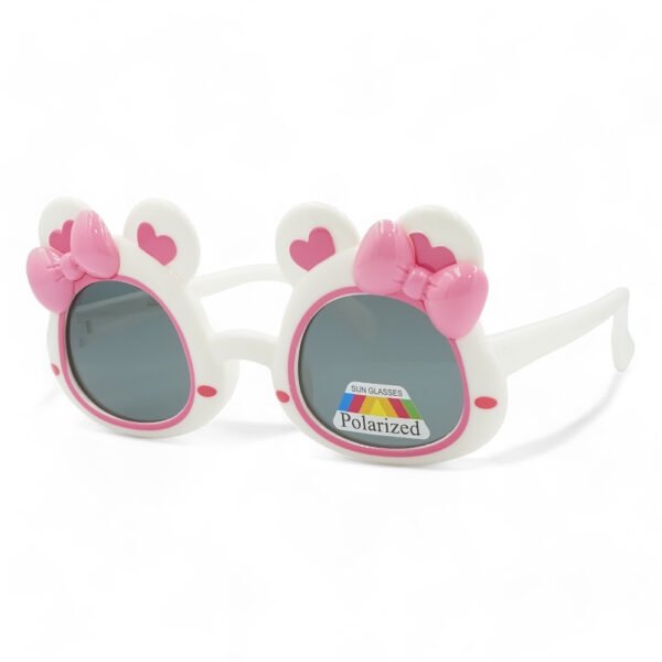 OPTOSQUAD Παιδικά Γυαλιά Ηλίου Polarized Στρογγυλό με Λευκό  Σκελετό και Μαύρο Φακό 8-1216