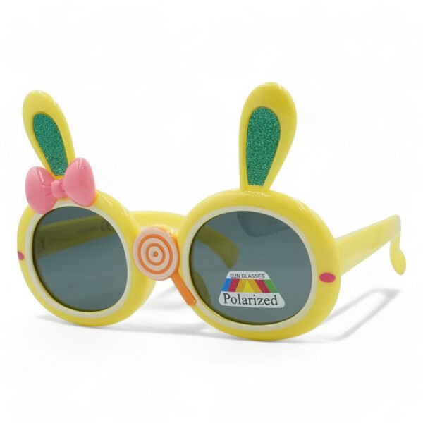 OPTOSQUAD Παιδικά Γυαλιά Ηλίου Polarized Στρογγυλό με Κίτρινο  Σκελετό και Μαύρο Φακό 8-1263