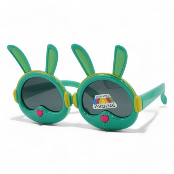 8-1475 OPTOSQUAD Παιδικά Γυαλιά Ηλίου Polarized Στρογγυλό με Πράσινο Σκελετό και Μαύρο Φακό 8-1475