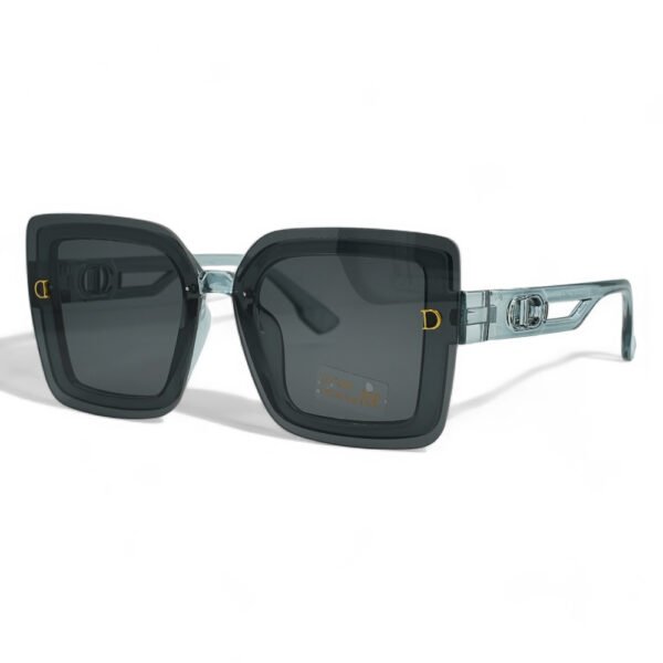 OPTOSQUAD Γυναικεία Γυαλιά Ηλίου UV400 Τετράγωνο με Διάφανο  Σκελετό και Μαύρο Φακό 99705