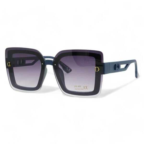 OPTOSQUAD Γυναικεία Γυαλιά Ηλίου UV400 Τετράγωνο με Σκούρο Μπλε  Σκελετό και Μωβ ντεγκραντέ Φακό 99706