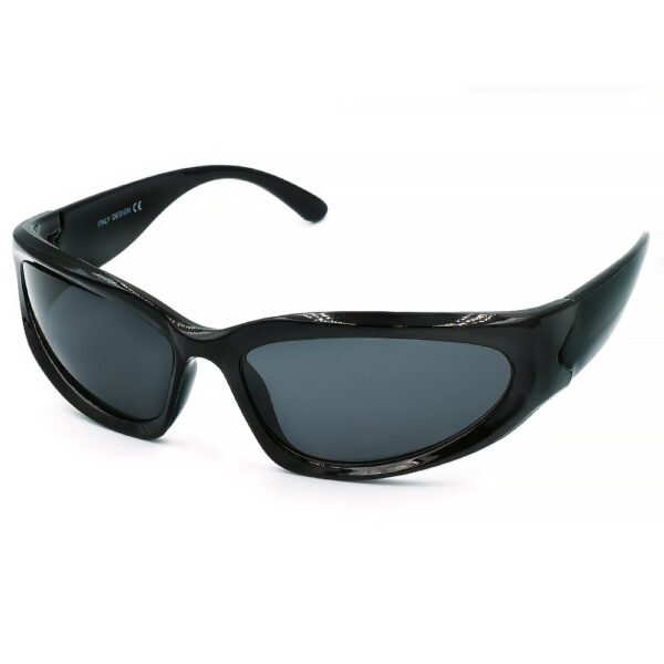 OPTOSQUAD Ανδρικά Γυαλιά Ηλίου UV400 Μακρόστενο με Μαύρο  Σκελετό και Μαύρο Φακό F99174