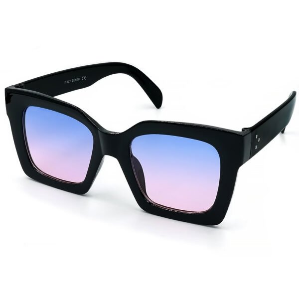 OPTOSQUAD Γυναικεία Γυαλιά Ηλίου UV400 Τετράγωνο με Μαύρο  Σκελετό και Μωβ ντεγκραντέ Φακό F99271