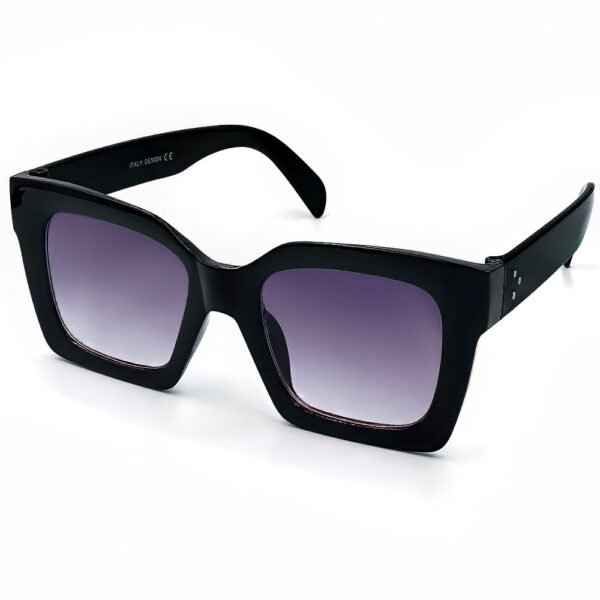 OPTOSQUAD Γυναικεία Γυαλιά Ηλίου UV400 Τετράγωνο με Μαύρο  Σκελετό και Μωβ ντεγκραντέ Φακό F99274