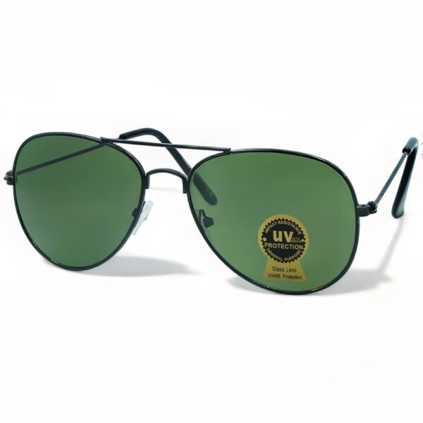 OPTOSQUAD Unisex Γυαλιά Ηλίου UV400 Οβάλ με Μαύρο  Σκελετό και Πράσινο Φακό G3026L1