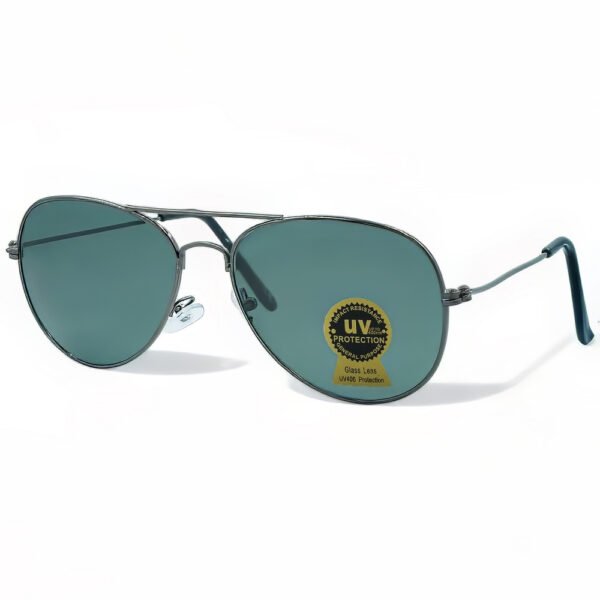 OPTOSQUAD Unisex Γυαλιά Ηλίου UV400 Οβάλ με Gun  Σκελετό και Μαύρο Φακό G3026L2