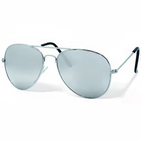 OPTOSQUAD Unisex Γυαλιά Ηλίου UV400 Οβάλ με Ασημί  Σκελετό και Λευκό Ιριδίζον Φακό G3026L5