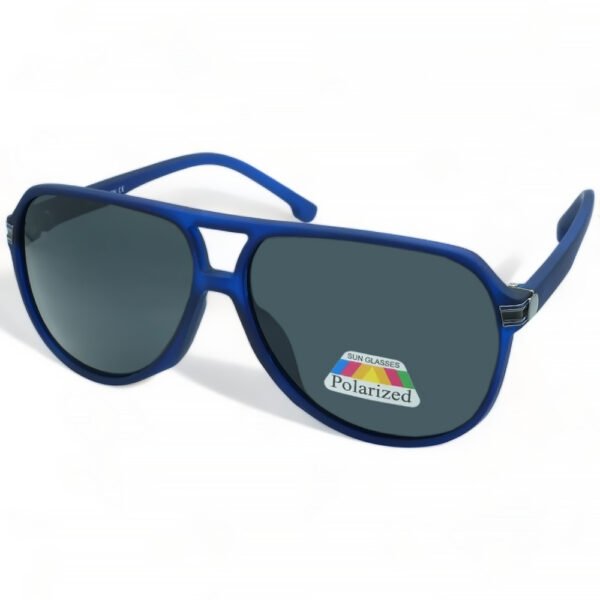 OPTOSQUAD Unisex Γυαλιά Ηλίου Polarized Οβάλ με Μπλε Κοκκάλινο Σκελετό και Μαύρο Φακό PK8256160074
