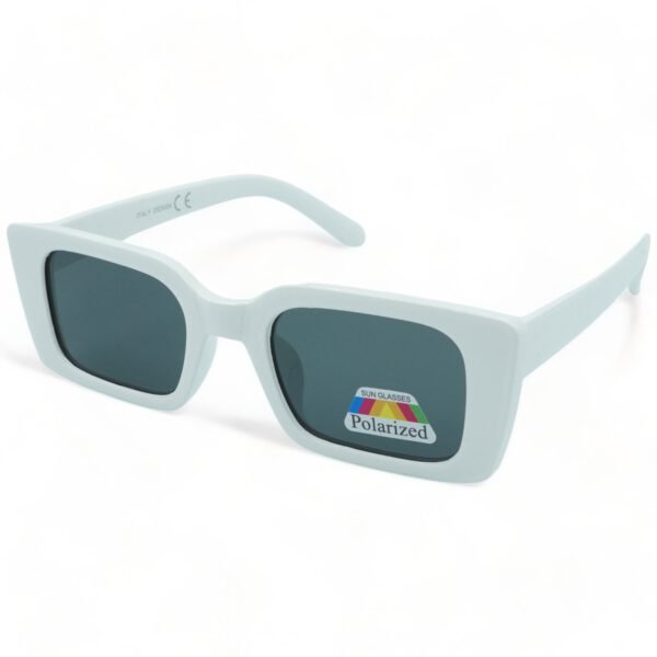 ZFW601051 OPTOSQUAD Γυναικεία Γυαλιά Ηλίου Polarized Μακρόστενο με Λευκό Κοκκάλινο Σκελετό και Μαύρο Φακό ZFW601051