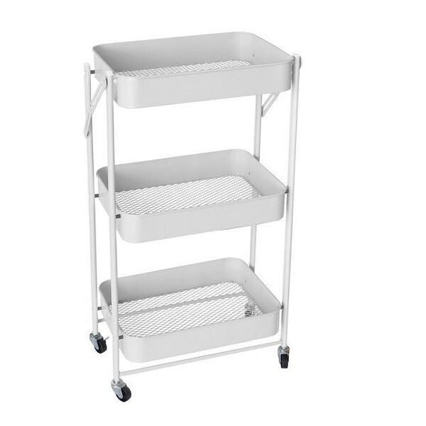 fixedratio_20220510183029_lalos_trolei_kouzinas_metalliko_se_leyko_chroma_3_theseon_3742_40x30x76cm Lalos 3742 Τρόλει Κουζίνας Μεταλλικό σε Λευκό Χρώμα 3 Θέσεων 40x30x76cm