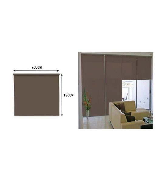 Υφασμάτινο Στόρι Σκίασης Μερικής Συσκότισης 180x300cm Μπεζ SDS-15320