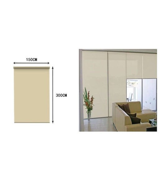 Υφασμάτινο Στόρι Σκίασης Μερικής Συσκότισης 150x300cm Μπεζ SDS-15332