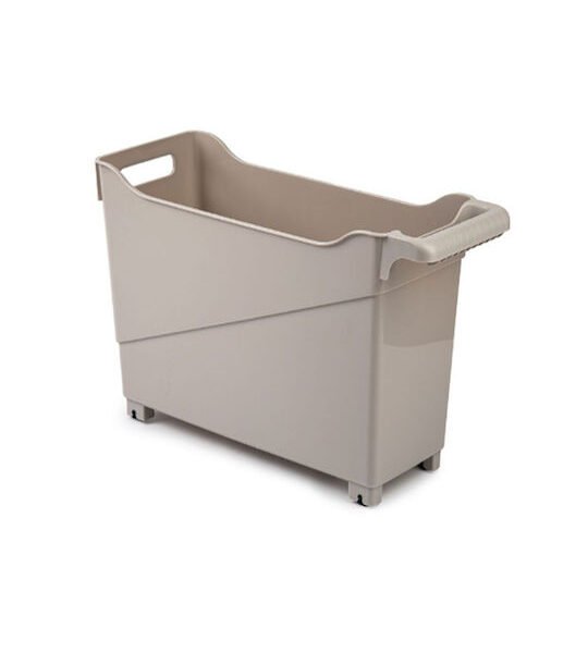 SDS Πλαστικό Κουτί Αποθήκευσης με Ρόδες και Καπάκι 17x45x29cm-PF-12554AE-TS SZ