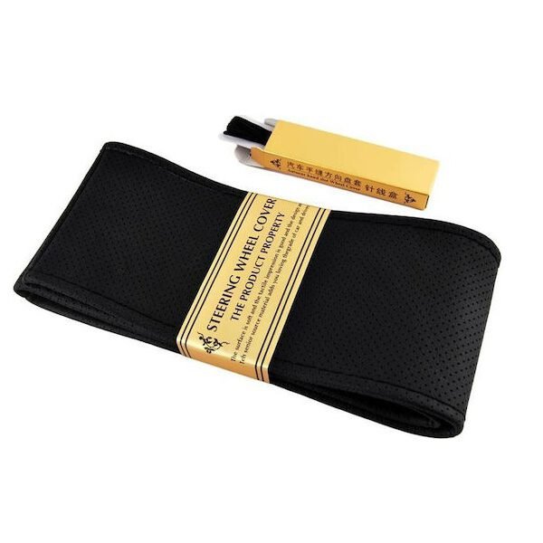 OEM ΚΑΛΥΜΜΑ ΤΙΜΟΝΙΟΥ ΔΕΡΜΑΤΙΝΟ ΡΑΦΤΟ 38cm-14155