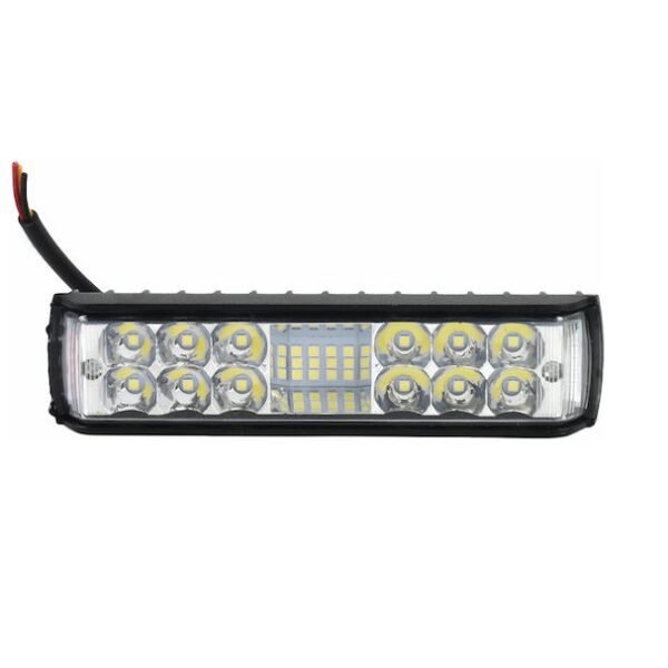 Mini Προβολέας 34LED SMD Λευκού Φωτισμού, Κόκκινου-Μπλε Strobe 120W 12-24V 6500K OEM 30269 – Μαύρο-000.230.11852