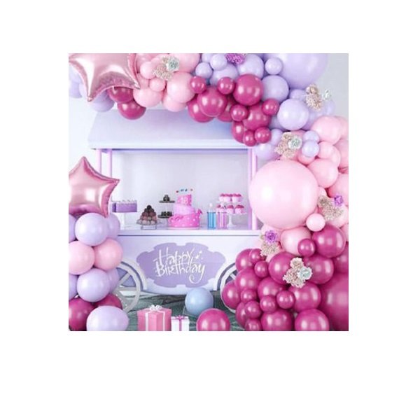 Σετ Μπαλόνια Γιρλάντα Διακοσμητικά Πάρτυ Πολύχρωμα 110 τεμάχια ForHome 923148 - For Home