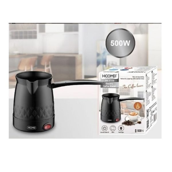 Ηλεκτρικό Μπρίκι 500W με Χωρητικότητα 350ml Μαύρο Hoomei HM-5715B - Hoomei