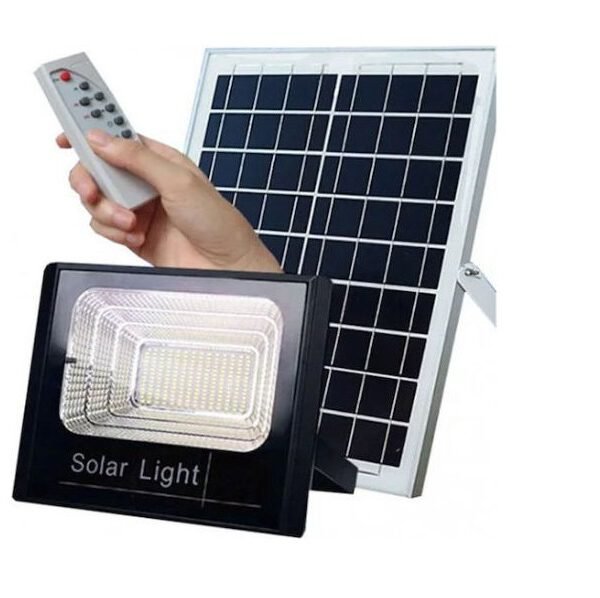 Foyu Ηλιακός Προβολέας LED 100W Ψυχρό Λευκό 6500K με Τηλεχειριστήριο 59565347