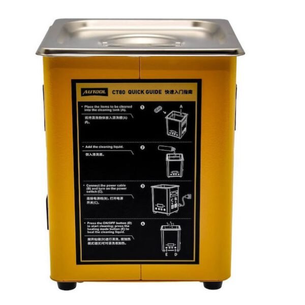 Καθαριστής Υπερήχων 2lt με Ψηφιακό Χρονοδιακόπτη CT80 AUTOOL