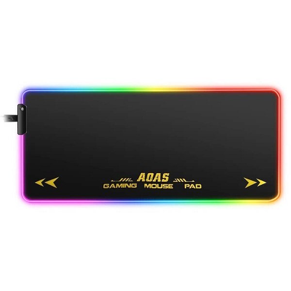 AOAS S4000 RGB Gaming Mouse Pad XXL 800mm με RGB Φωτισμό Μαύρο