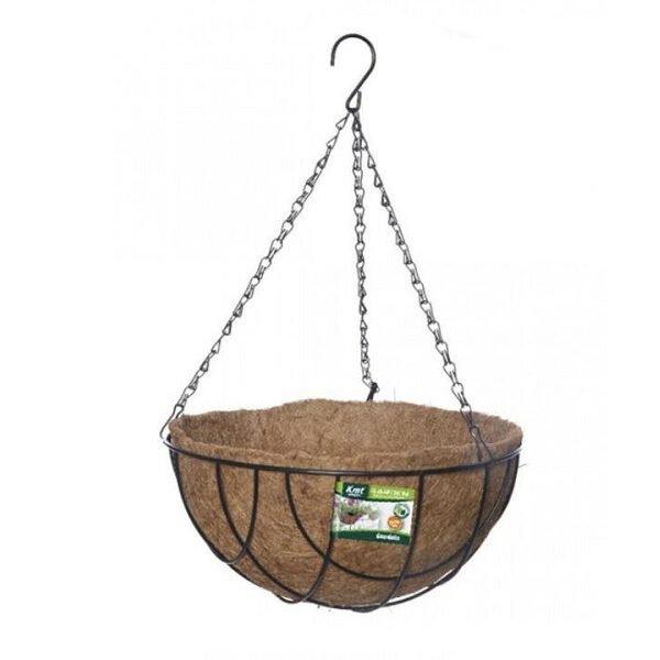 Boho Κρεμαστό Κασπώ Φυτών – Μέταλλο & Κοκκοφοίνικας 15×30.5cm 2904218 ED