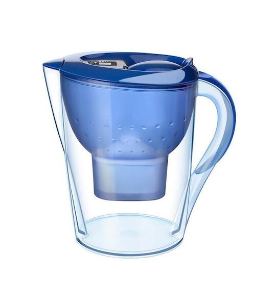 Φίλτρο 3,5L Ενεργού Άνθρακα Βραστήρας Φίλτρο νερού με Φύσιγγα φίλτρου (Σκούρο Μπλε)