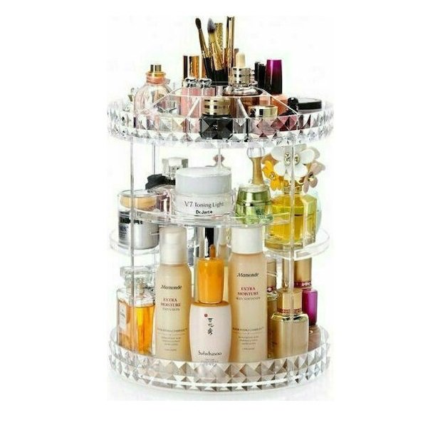 Βάση Οργάνωσης Καλλυντικών Πολλαπλών Θέσεων Περιστρεφόμενη 360ο