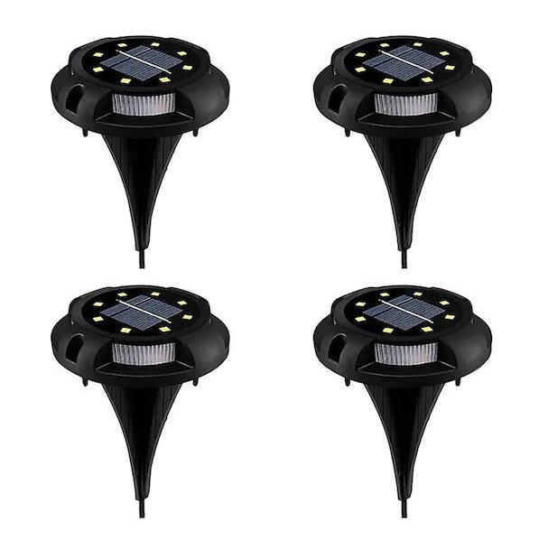 Σετ 4 Καρφωτά Ηλιακά Φωτιστικά με Φωτοκύτταρο IP65 917223-344
