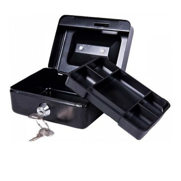 Next Κουτί Ταμείου με Κλειδί 35989------2 Μαύρο