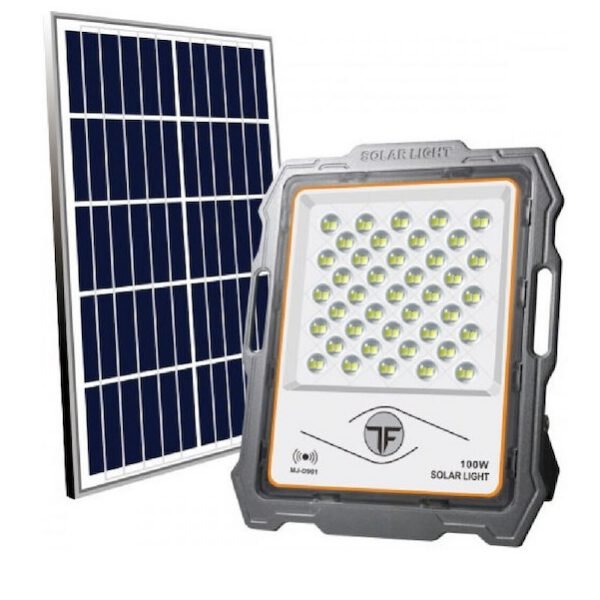 ΗΛΙΑΚΟΣ ΠΡΟΒΟΛΕΑΣ LED ΜΕ ΑΙΣΘΗΤΗΡΑ ΚΙΝΗΣΗΣ - ΦΩΤΟΣ 100W 6000Κ 6629