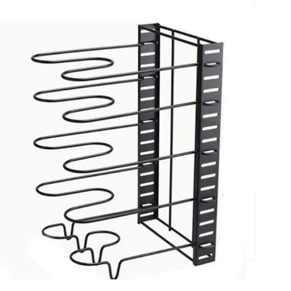 Βάση Οργάνωσης Για Κατσαρόλες WL-CF049 A231 Σε Μαύρο Χρώμα 5 Επιπέδων