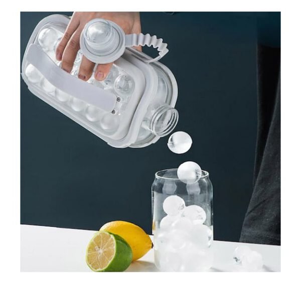 ΠΡΑΚΤΙΚΗ ΠΛΑΣΤΙΚΗ ΠΑΓΟΘΗΚΗ - ΜΠΟΥΚΑΛΙ 12 ΘΕΣΕΩΝ -ICE CUBE MAKING BOTTLE Λευκό-6930720001221