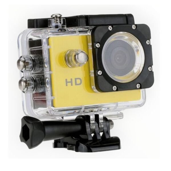 ΑΔΙΑΒΡΟΧΗ ΚΑΜΕΡΑ ΔΡΑΣΗΣ SPORTS ACTION HD 1080p WI-FI 710800.ΚΙΤΡΙΝΟ