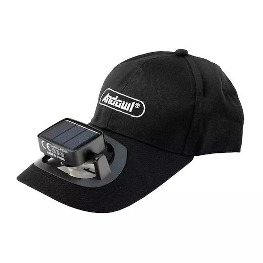 Καπέλο Με Ανεμιστήρα και Ηλιακό Πάνελ Andowl Q-FS330