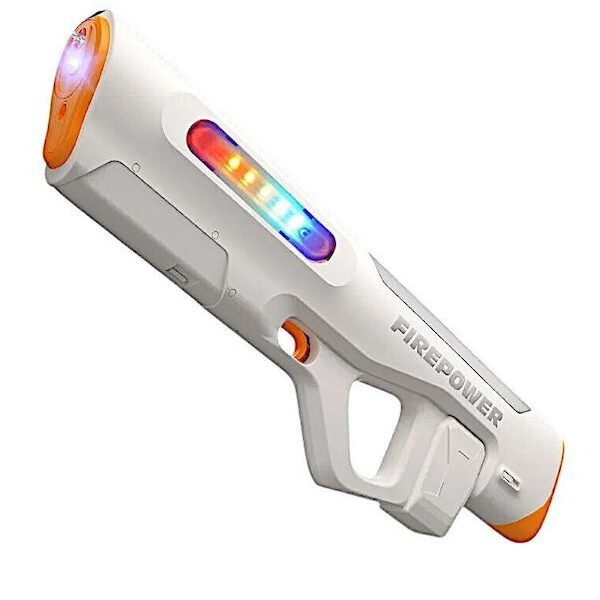 Ηλεκτρικό Νεροπίστολο Αυτόματης Απορρόφησης Υψηλής Τεχνολογίας Μεγάλης Χωρητικότητας για Παιχνίδια Νερού στην Παραλία και σε Εξωτερικούς Χώρους 810 Λευκό-810.WHI