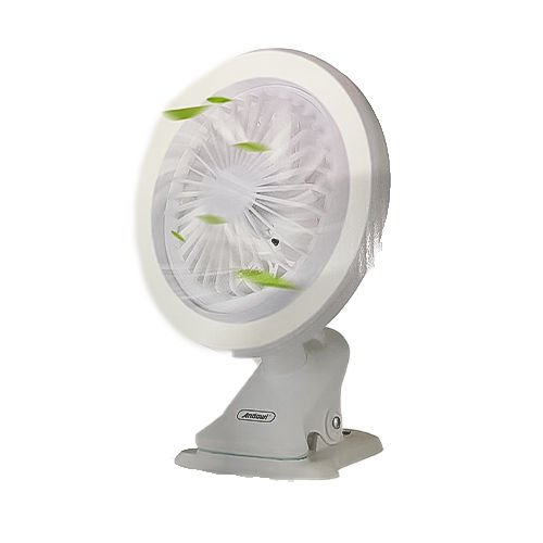 Andowl Φορητός Ανεμιστήρας 2 σε 1 με Φως και Κλιπ Q-F2321C